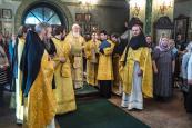 В Неделю 21-ю по Пятидесятнице епископ Городецкий и Ветлужский Августин совершил Божественную литургию в кафедральном соборе Феодоровской иконы Божией Матери
