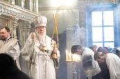 В Неделю по Богоявлении епископ Городецкий и Ветлужский Августин совершил Божественную литургию в Феодоровском кафедральном соборе