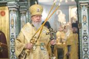 В Неделю 32-ю по Пятидесятнице епископ Городецкий и Ветлужский Августин совершил Божественную литургию в Феодоровском кафедральном соборе