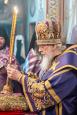 В неделю пятую Великого поста епископ Августин возглавил Божественную литургию в Городецком Феодоровском монастыре