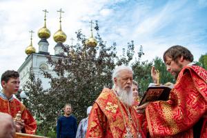 В пятницу Светлой епископ Городецкий и Ветлужский Августин совершил Божественную литургию в Городце