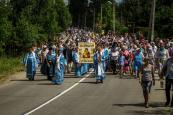 Празднование 6 июля в селе Владимирское престольного праздника в честь иконы Владимирской Божией Матери