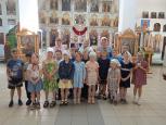 Экскурсия воспитанников детского сада в храм Пресвятой Живоначальной Троицы поселка Шаранга