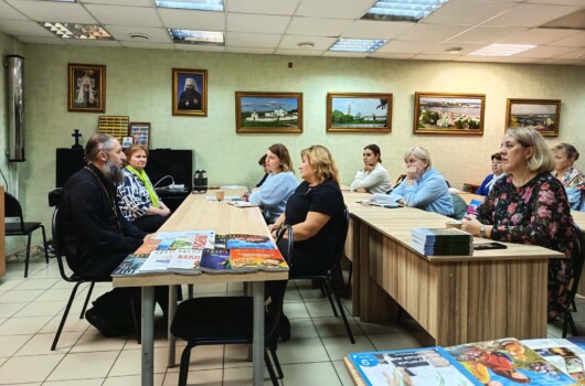 В нижегородском храме в честь иконы Божией Матери «Умиление» состоялся лекторий для преподавателей ОРКСЭ