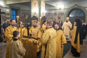 В канун Недели мясопустной, о Страшном суде, епископ Городецкий и Ветлужский Парамон совершил Всенощное бдение в Городецком Феодоровском мужском монастыре