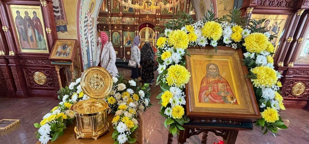 В Борском благочинии встретили ковчег с частицей мощей святого праведного Алексия Бортсурманского
