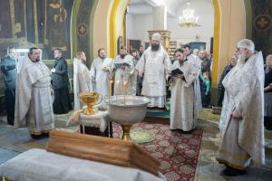 В Крещенский сочельник епископ Городецкий и Ветлужский Парамон совершил Божественную литургию в Городецком кафедральном соборе Покрова Пресвятой Богородицы