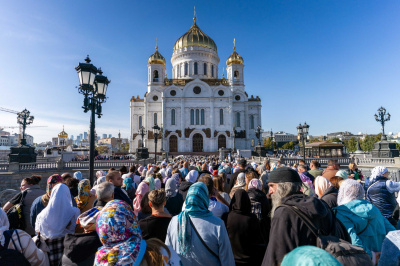 Завершилось пребывание мощей святителя Спиридона Тримифунтского в Москве