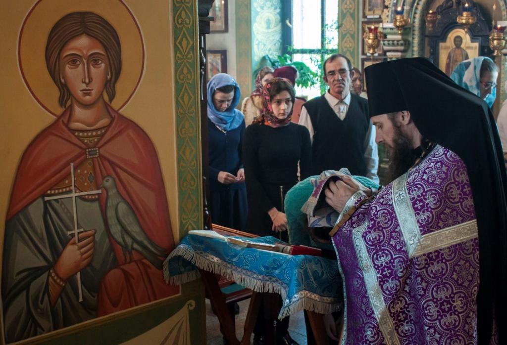 26.03.2018 - Архиерейское Богослужение в Неделю 5-ю Великого поста в Городецком Феодоровском мужском монастыре