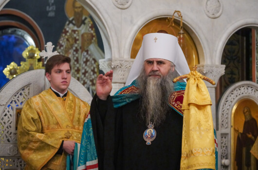Митрополит Георгий совершил Божественную литургию на Патриаршем подворье Дивеевского монастыря в Москве