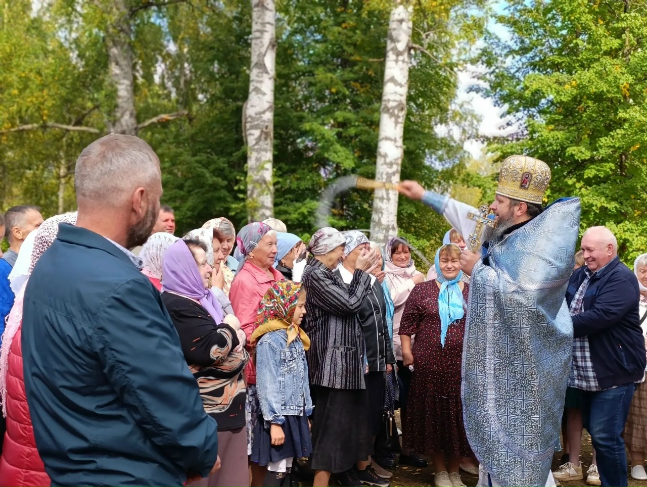 В деревне Успенье Семеновского благочиния прошел престольный праздник