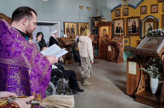 В храме в честь Владимирской иконы Божией Матери Сормовского благочиния встретили новую икону «Успение Пресвятой Богородицы»