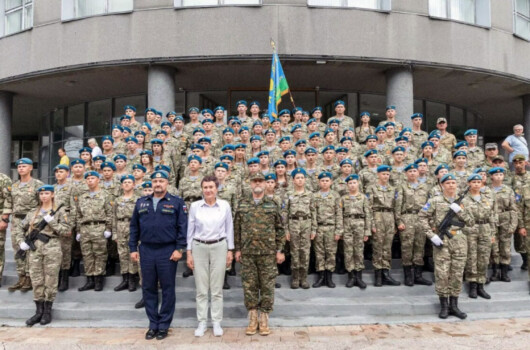 Помощник благочинного Приокского округа принял участие в церемонии закрытия третьей смены лагеря «Хочу стать десантником»