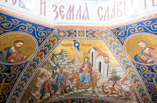 Завершены мозаичные работы в четверике Троицкого храма на улице Рождественской