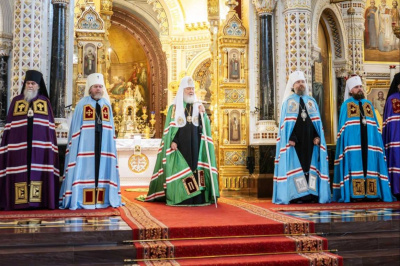 Патриаршая проповедь в праздник Преображения Господня после Литургии в Храме Христа Спасителя