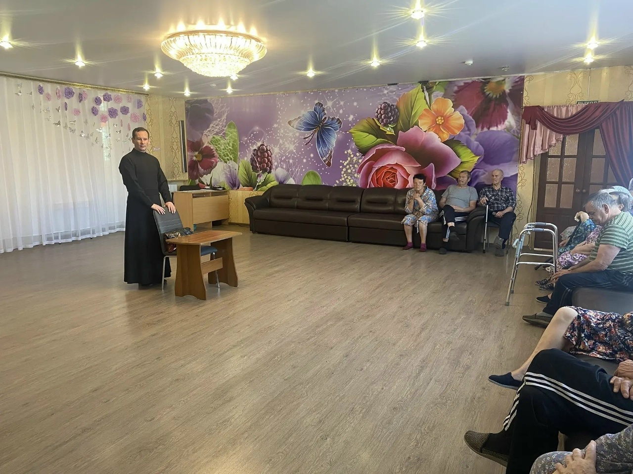 В Шахунском доме-интернате состоялась духовная встреча, посвященная преподобному Варнаве Ветлужскому