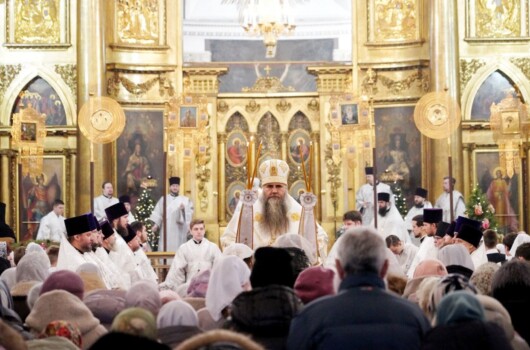 В праздник Обрезания Господня митрополит Георгий совершил Божественную литургию в Воскресенском соборе Арзамаса