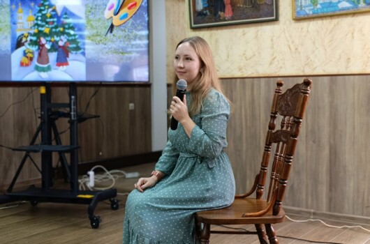 В культурно-просветительском центре «Свято-Никольский» состоялась встреча с иллюстратором епархиального журнала «Саша и Даша»