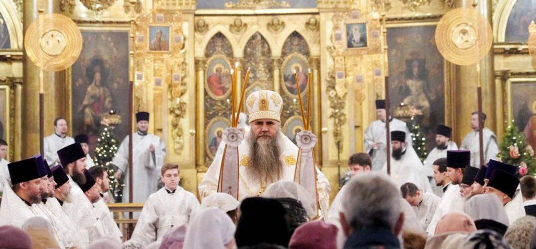 В праздник Обрезания Господня митрополит Георгий совершил Божественную литургию в Воскресенском соборе Арзамаса