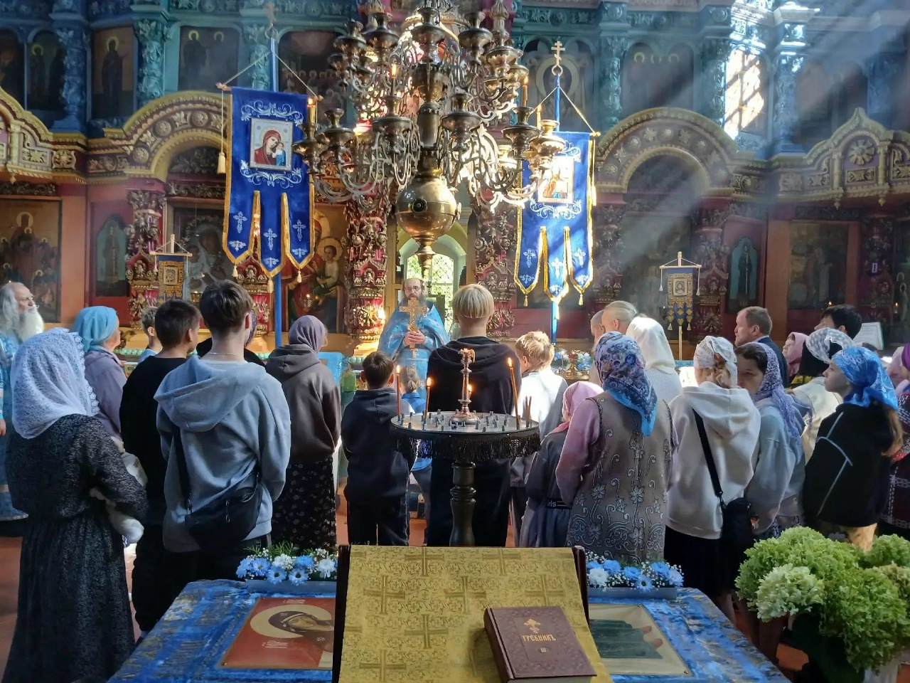 В Сокольском благочинии были совершены молебны перед началом учебного года