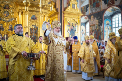 Предстоятель Русской Церкви освятил Успенский собор Тульского кремля