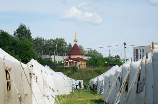 Завершает работу палаточный городок для паломников, прибывших на Дивеевские торжества