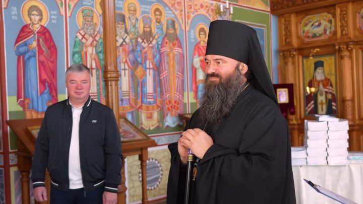 Торжественная церемония передачи учебников «Основы православной культуры» светским школам состоялась в Городецкой епархии.mp4