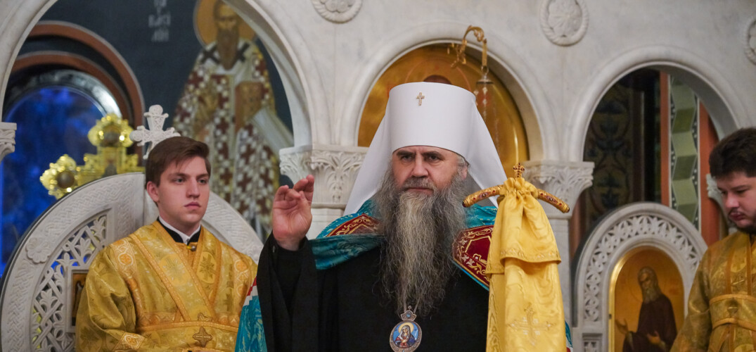 Митрополит Георгий совершил Божественную литургию на Патриаршем подворье Дивеевского монастыря в Москве