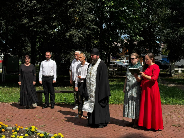В парке Победы поселка Воскресенское была совершена лития в память о героях Первой мировой войны