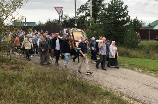 В Воскресенском благочинии Нижегородской епархии состоялся ежегодный крестный ход с иконой Божией Матери «Всецарица»