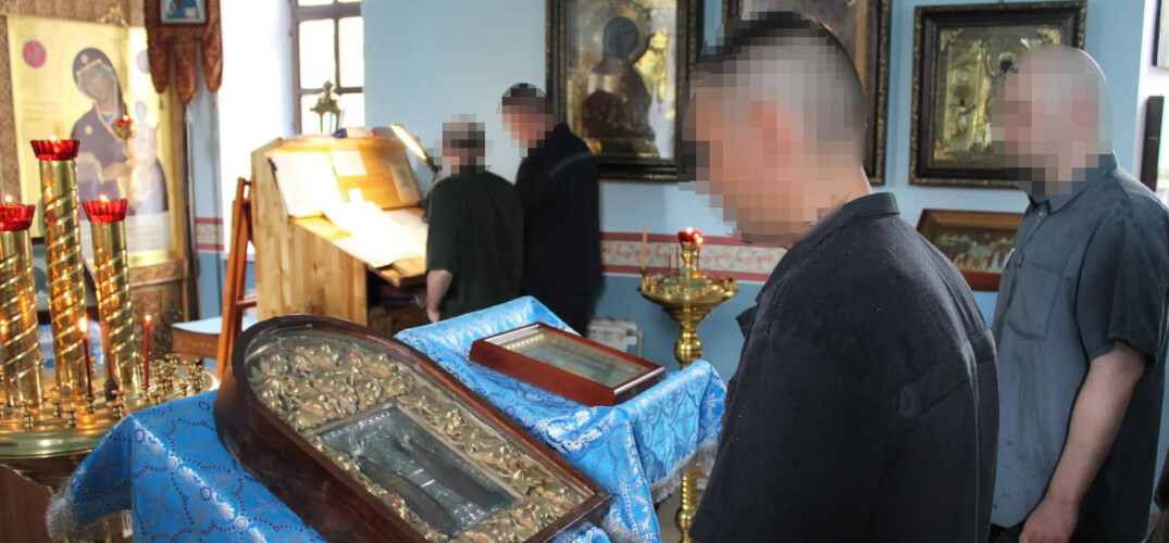 В Борском благочинии состоялось принесение иконы благоверных князей Петра и Февронии Муромских в храм исправительной колонии №11