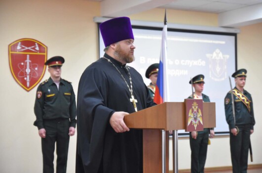 Помощник благочинного Воскресенского округа Нижегородской епархии принял участие в проводах солдат-срочников в запас