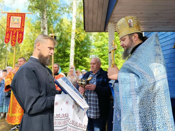 В деревне Успенье Семеновского благочиния прошел престольный праздник