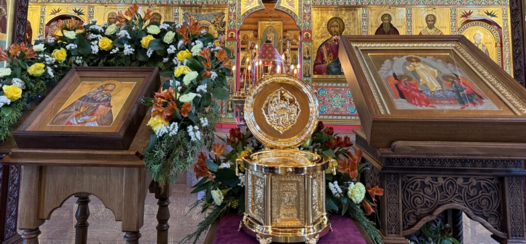 В Кстовском благочинии торжественно встретили ковчег с частицей мощей святого праведного Алексия Бортсурманского