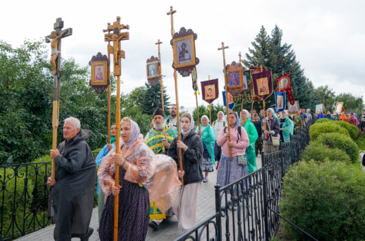 В Дивеево прибыли участники традиционных крестных ходов