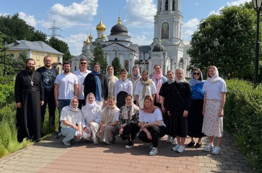 Нижегородские ватерполистки посетили храм в честь Преображения Господня накануне финала Евразийской лиги