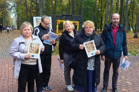 В Сарове состоялась миссионерская акция, посвященная празднику Воздвижения Креста Господня