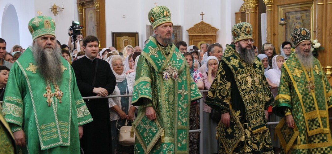 Управляющий Нижегородской епархией сослужил Патриаршему экзарху всея Беларуси на Божественной литургии в Спасо-Евфросиниевском монастыре Полоцка