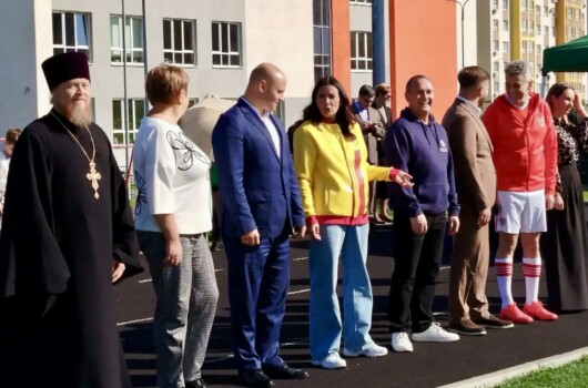 Помощник благочинного Нагорного округа посетил спортивно-патриотическое мероприятие «Осенний марафон здоровья»