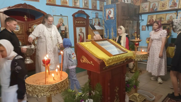 Экскурсия для школьников в храме Рождества Пресвятой Богородицы села Хохлома Ковернинского округа