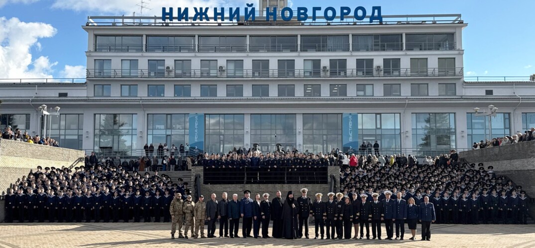 Епископ Филарет принял участие в торжественном мероприятии для первокурсников Нижегородского речного училища