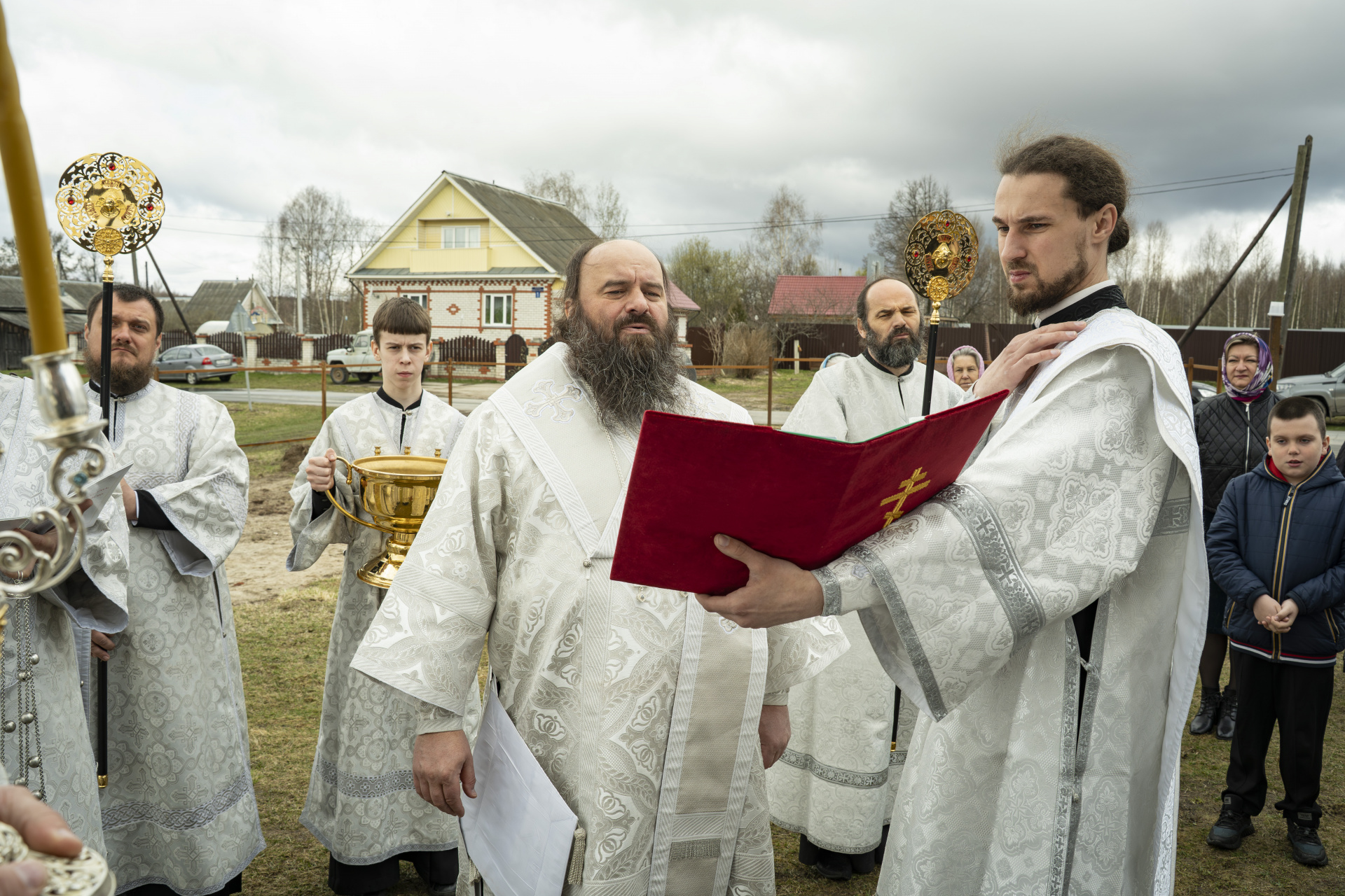 Епископ Городецкий и Ветлужский Парамон совершил Великое освящение храма Покрова Пресвятой Богородицы с. Новопокровское
