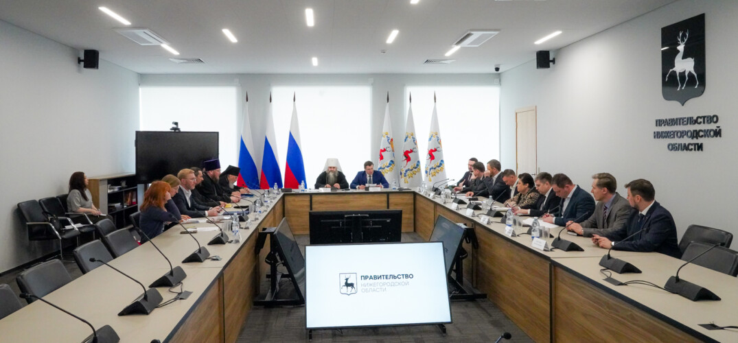 Состоялась рабочая встреча митрополита Нижегородского и Арзамасского Георгия и губернатора Нижегородской области Глеба Никитина