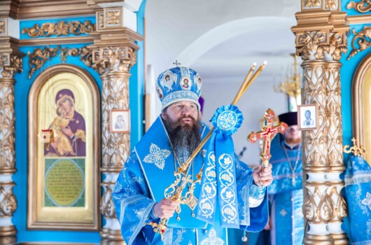 Епископ Иосия возглавил богослужение престольного праздника во Владимирском храме в селе Сеченово