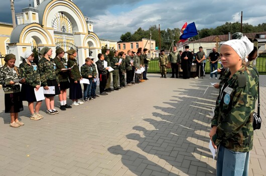 В благочинии Арзамасского района прошли летние сборы духовно-нравственного военно-патриотического учения «Горлица»