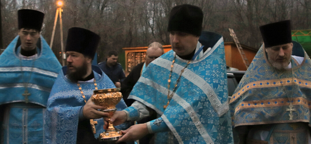 В рабочем поселке Варнавино состоялась торжественная встреча ковчега с частицей Ризы Пресвятой Богородицы