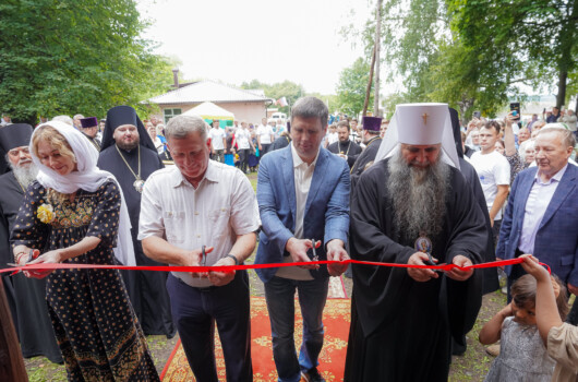 В селе Бортсурманы Пильнинского муниципального округа состоялось открытие дома-музея святого праведного Алексия Бортсурманского
