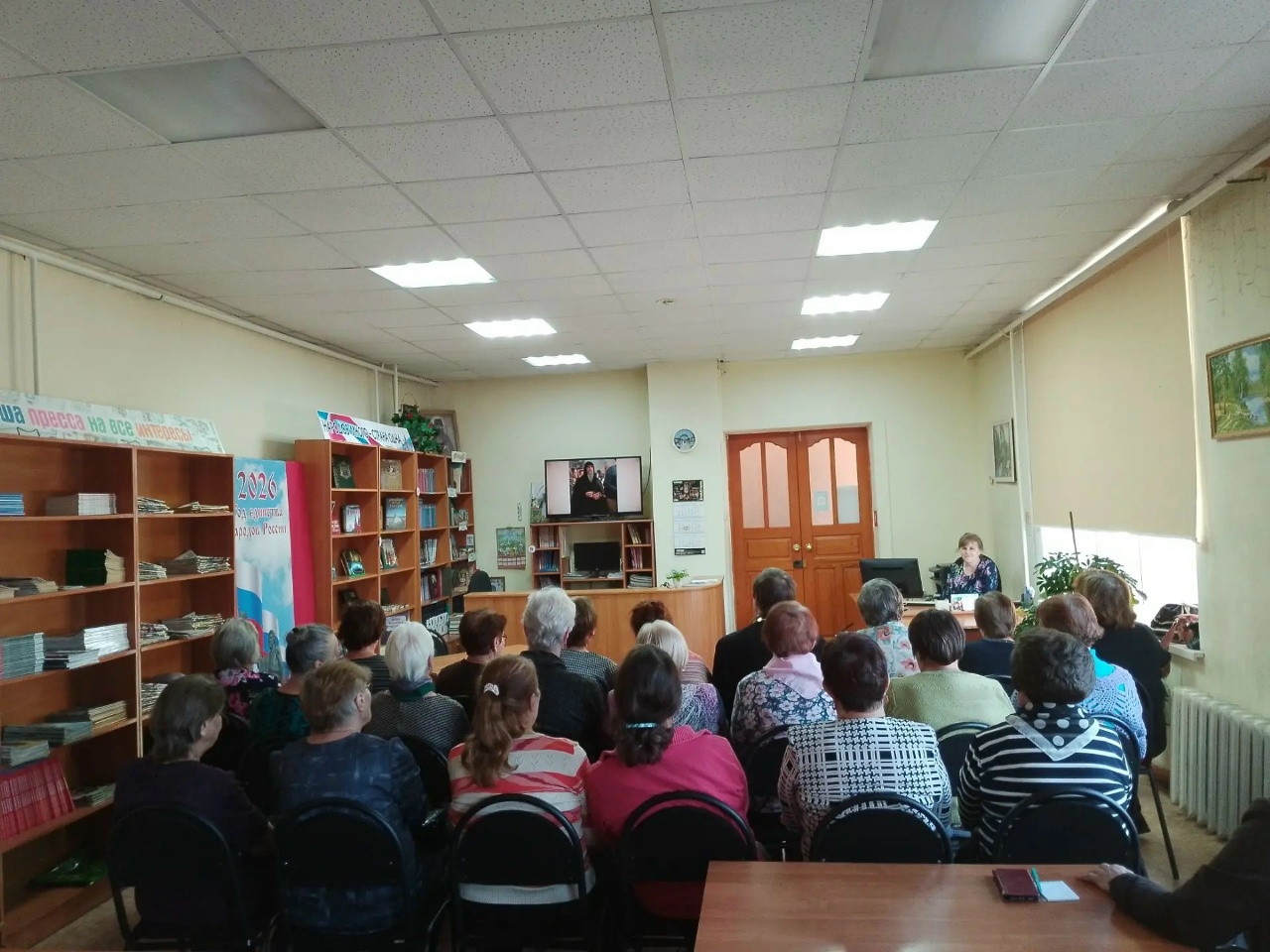 В Шарангской библиотеке прошла встреча клуба «Православная гостиная» с участием благочинного округа