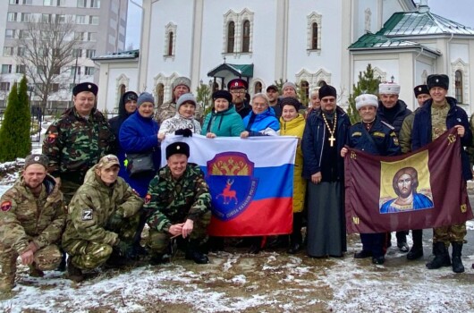 При Елисаветинском храме Автозаводского благочиния состоялся очередной казачий круг Нижегородского отдела казаков Союза казаков России