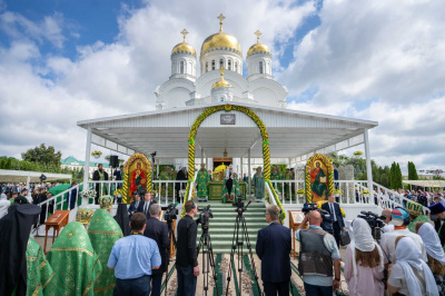 Патриаршая проповедь в праздник обретения мощей преподобного Серафима Саровского после Литургии в Серафимо-Дивеевском монастыре